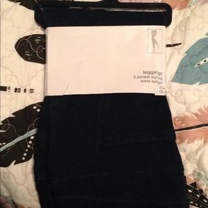NWT JCPenney Dark Denim Leggings size Medium